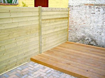 Aanleggen houten terras