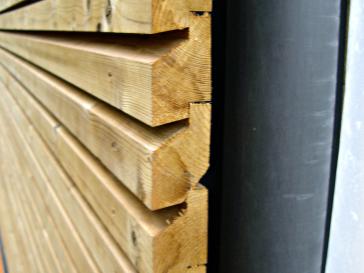 Gevelbekleding close-up